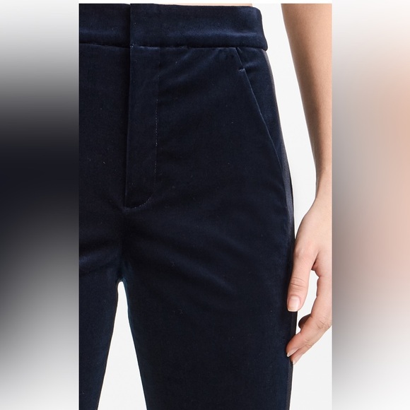 NEW A.L.C. Sophie II Velvet Flared Pant, NWT – Sz 4 Evening Blue - Picture 2 of 13